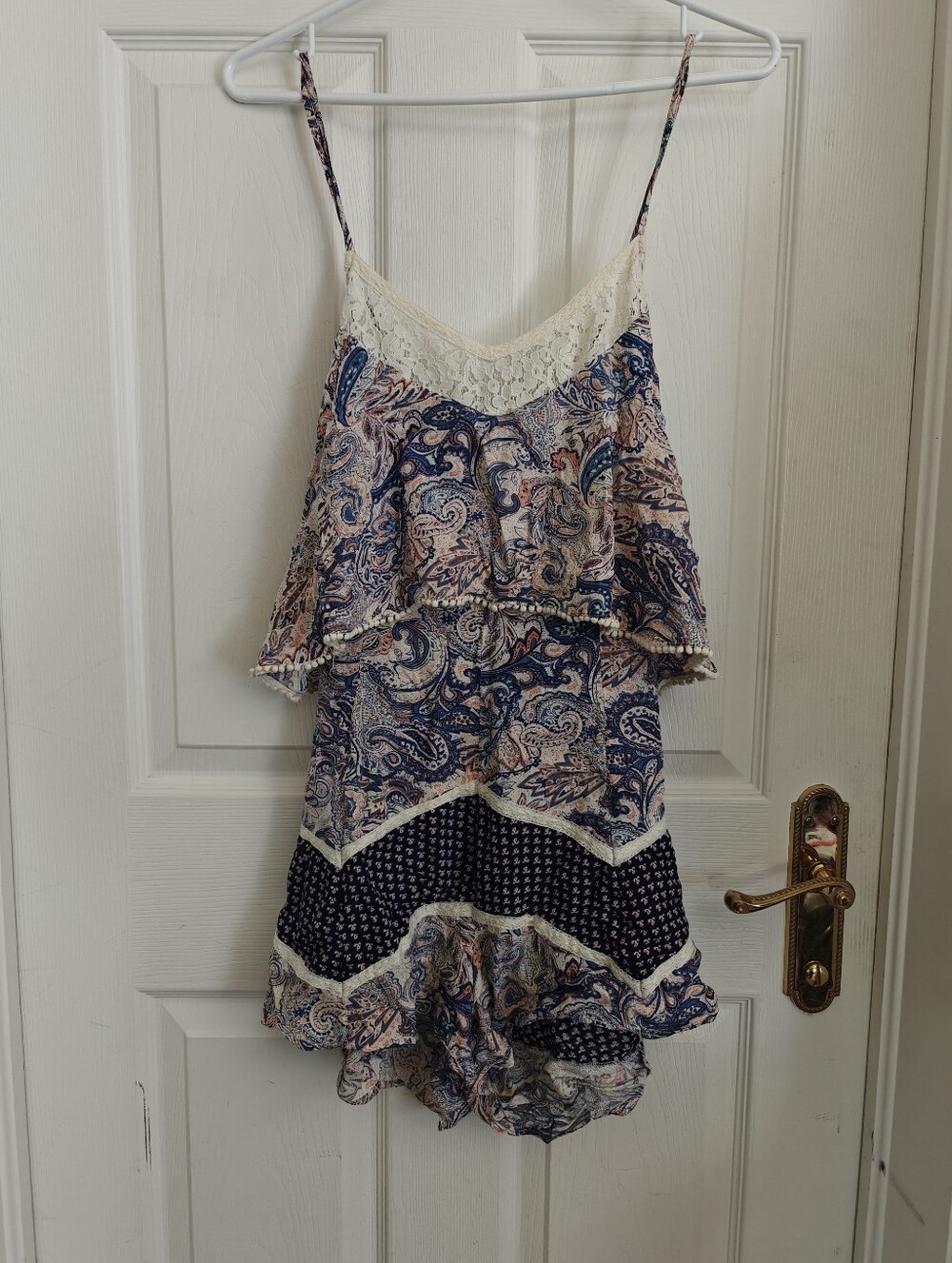 LOVPOSH Paisley Print Romper